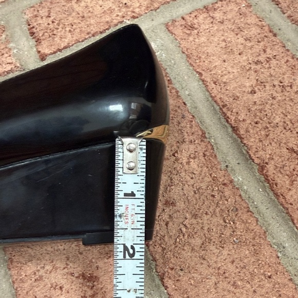 Calvin Klein Black Patent Wedge Shoes, Size 8.5, NWOT - Picture 8 of 11